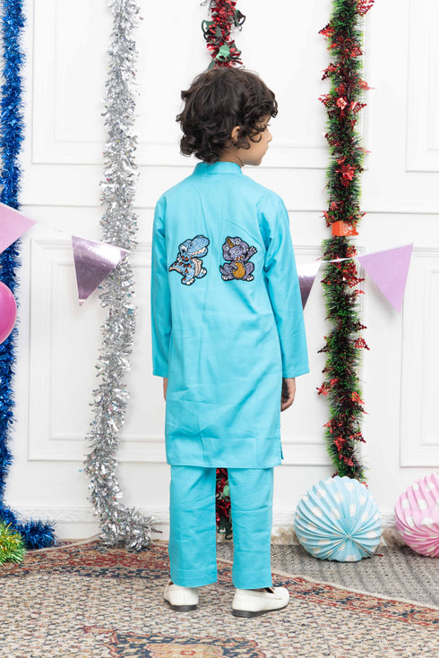 DINOSAUR KURTA SET